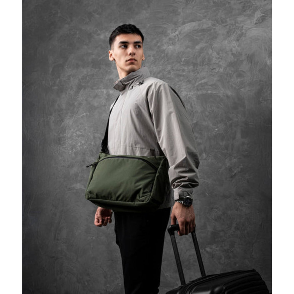 ALPAKA Flight Satchel Axoflux 210D (Green)