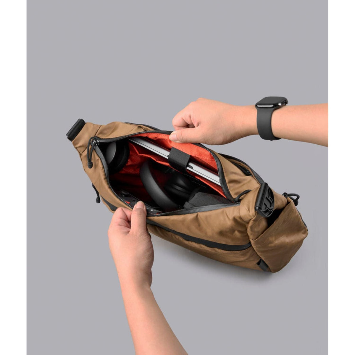 ALPAKA Flight Satchel Ecopak EPX400 (Coyote Brown)