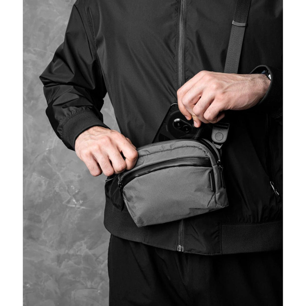 ALPAKA Flight Sling 1L Ultradyne 100D (Grey)