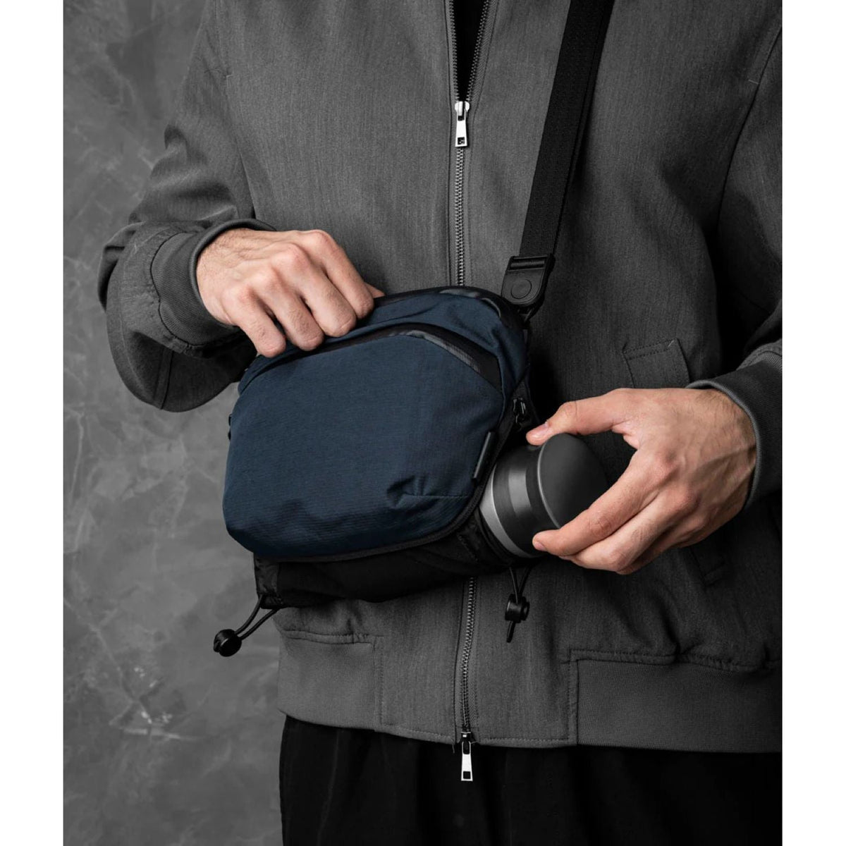 ALPAKA Flight Sling Pro 2.5L Axoflux 400D Ripstop Nylon (Moonlight Blue)