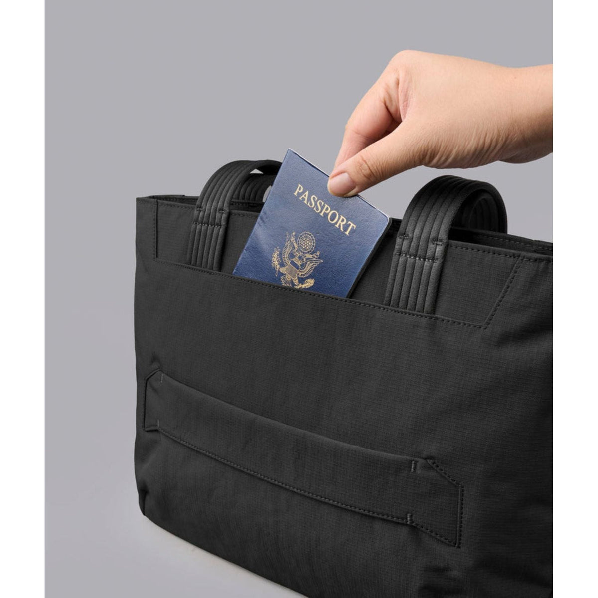 ALPAKA Flight Tote Bag (S) Axoflux 400D Ripstop Nylon (Black)