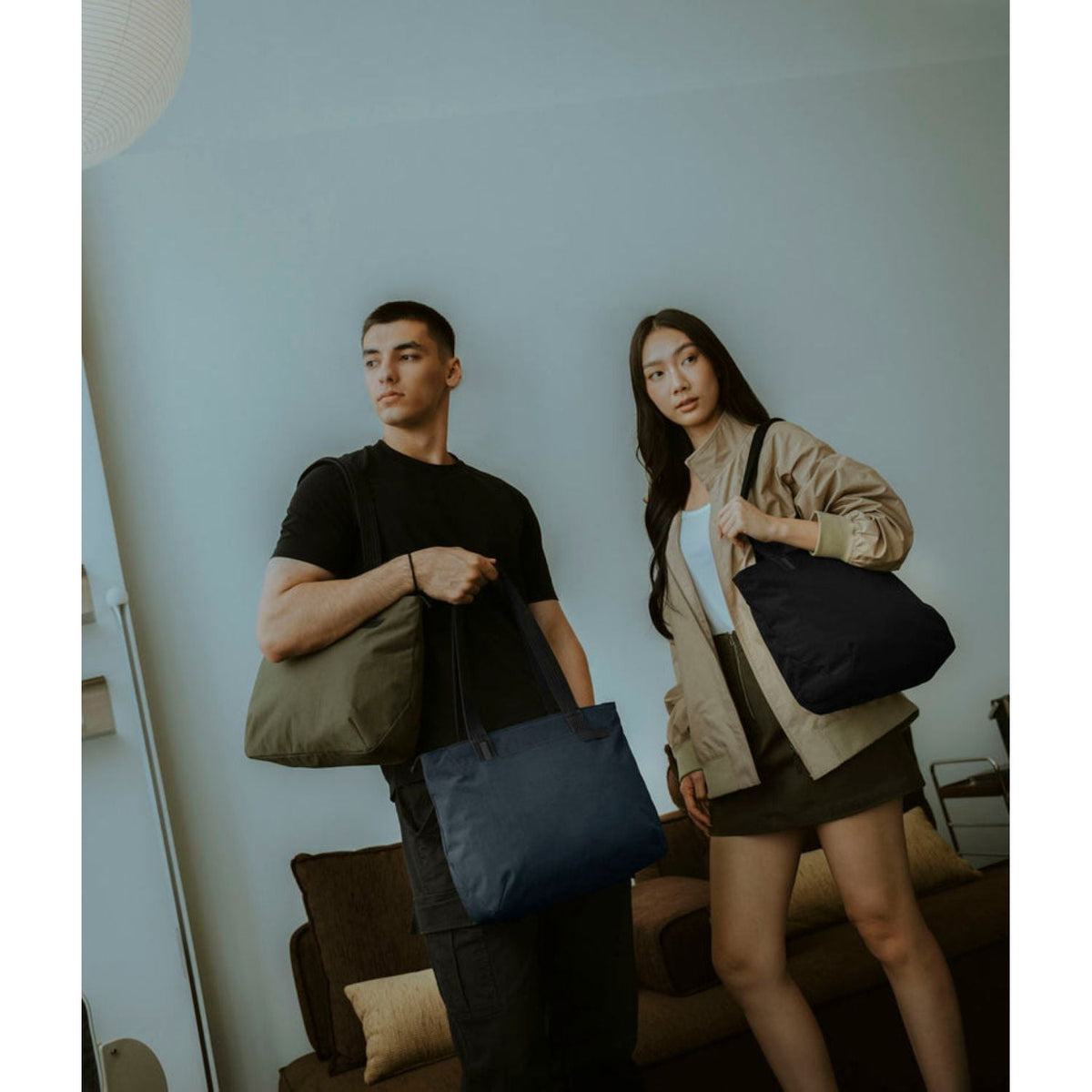 ALPAKA Flight Tote Bag (S) Axoflux 400D Ripstop Nylon (Black)