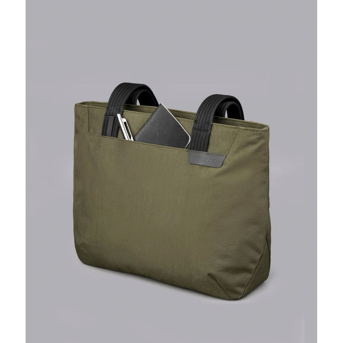 ALPAKA Flight Tote Bag (S) Axoflux 400D Ripstop Nylon (Green)
