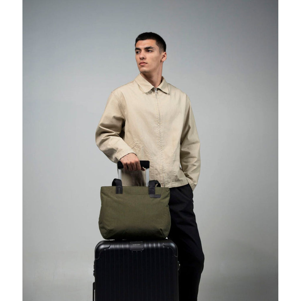 ALPAKA Flight Tote Bag (S) Axoflux 400D Ripstop Nylon (Green)