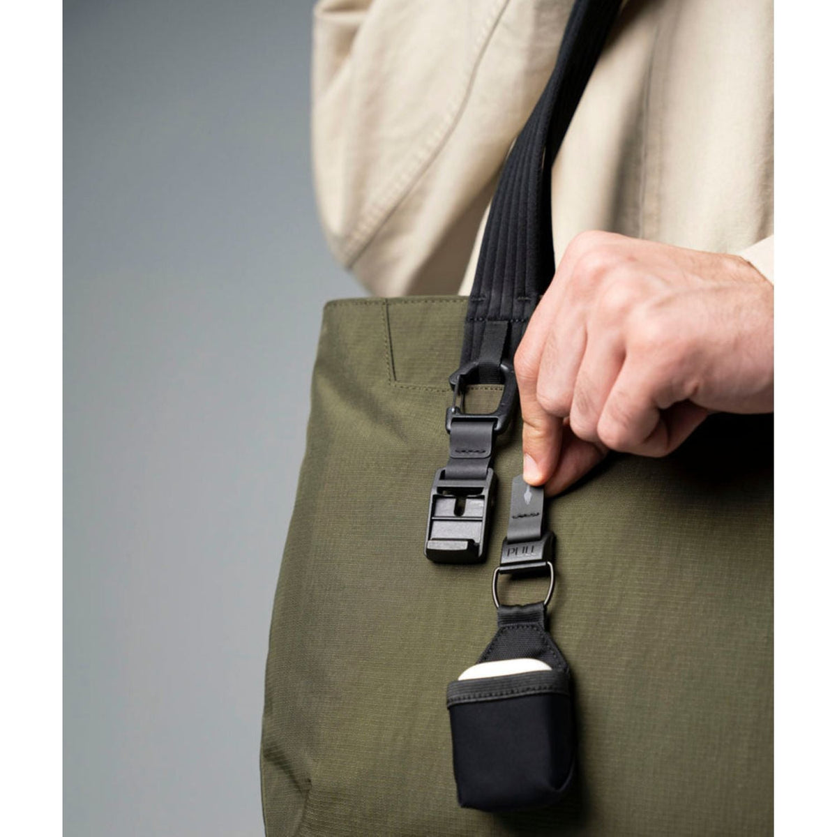 ALPAKA Flight Tote Bag (S) Axoflux 400D Ripstop Nylon (Green)
