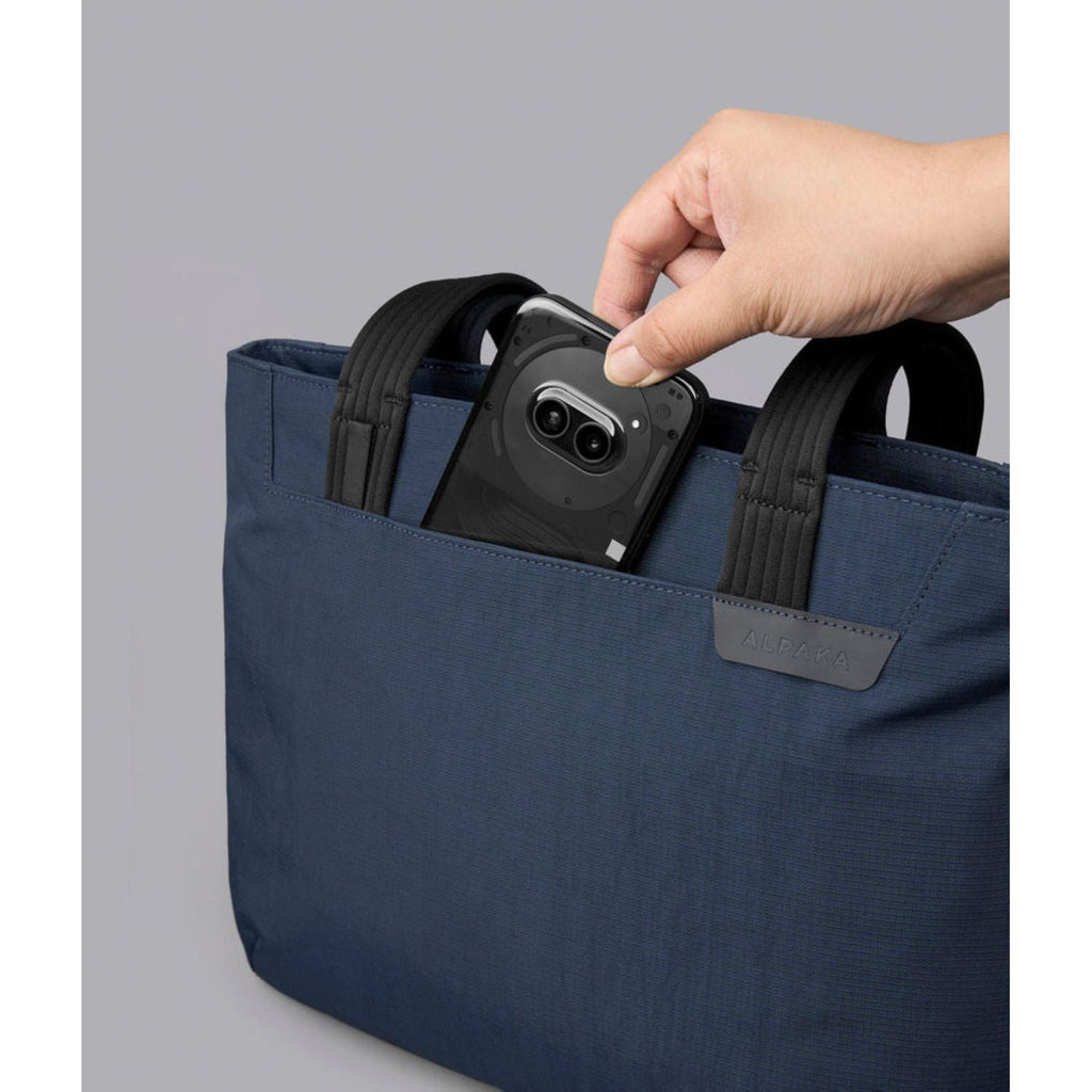 ALPAKA Flight Tote Bag (S) Axoflux 400D Ripstop Nylon (Moonlight Blue)
