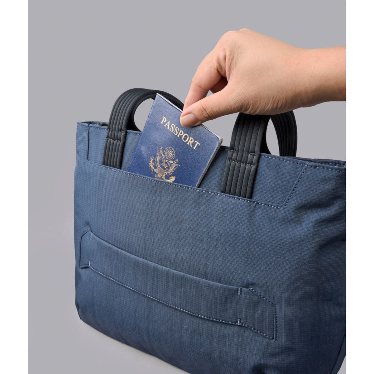 ALPAKA Flight Tote Bag (S) Axoflux 400D Ripstop Nylon (Moonlight Blue)