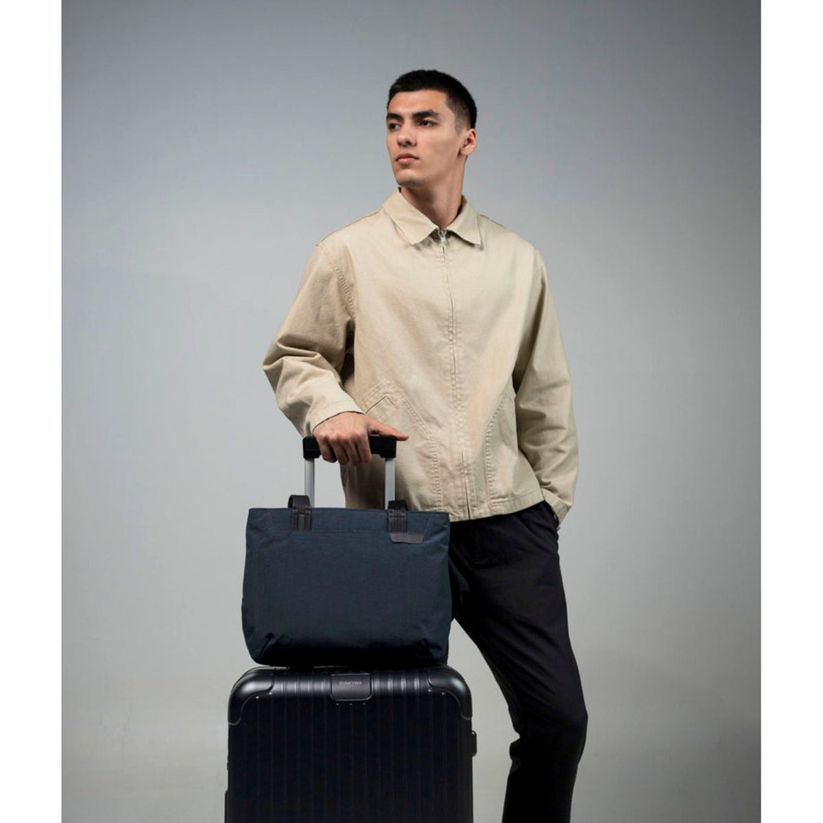 ALPAKA Flight Tote Bag (S) Axoflux 400D Ripstop Nylon (Moonlight Blue)