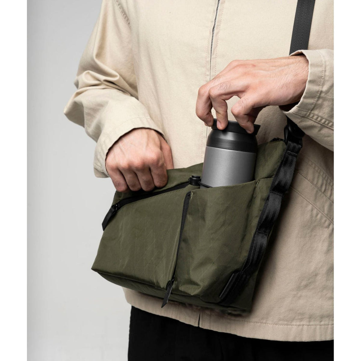 ALPAKA Flow Satchel 4L X-Pac X42 (Olive Green)