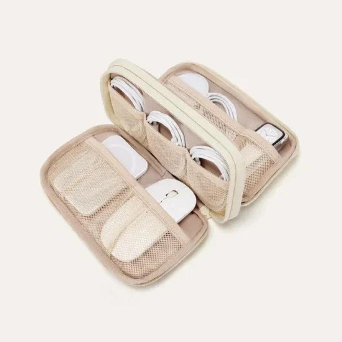 Bagsmart Bubble Electronic Organizer (Beige)