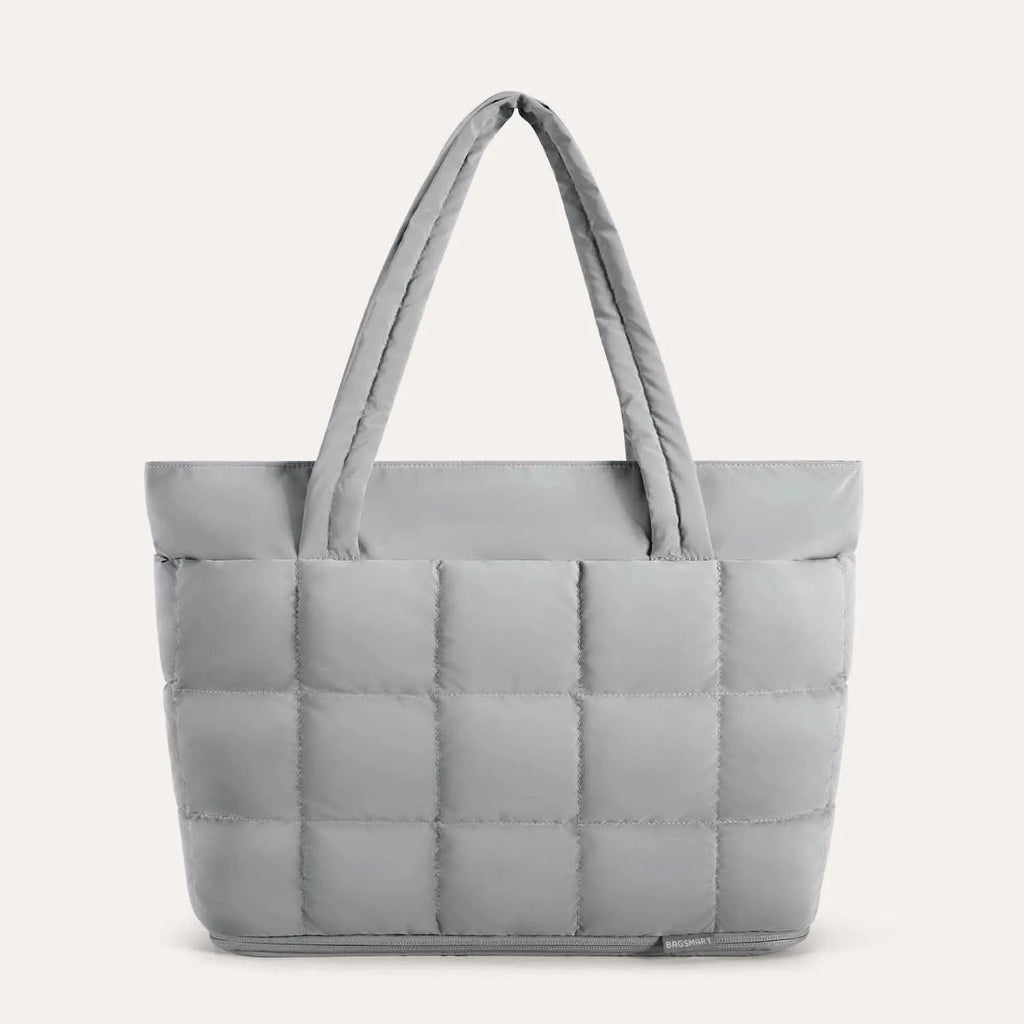 Bagsmart Bubble Puffer Tote 22L - 28L (Mineral Gray)
