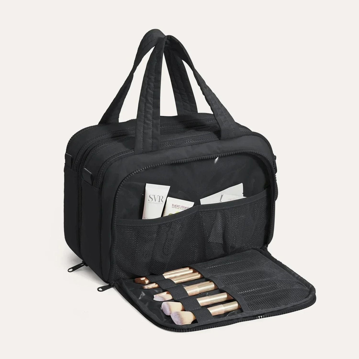 Bagsmart Crush Hanging Toiletry Bag (Black)