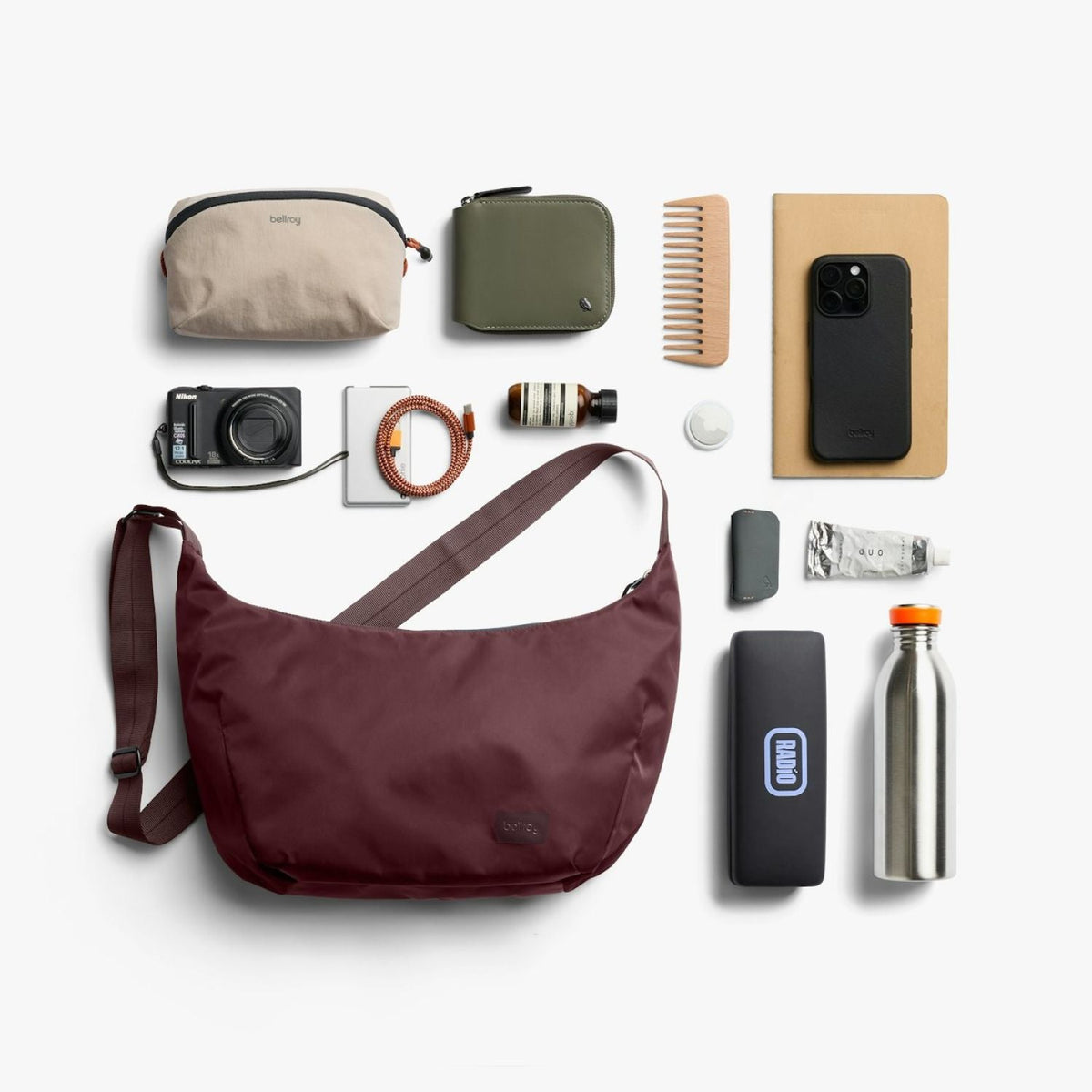 Bellroy Laneway Crescent Bag 7L - Fig