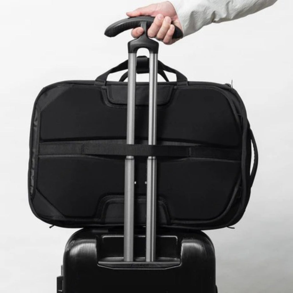 Black Ember Forge Convertible Travel Backpack Embertex Pfas Free 30-40L - Jet Black