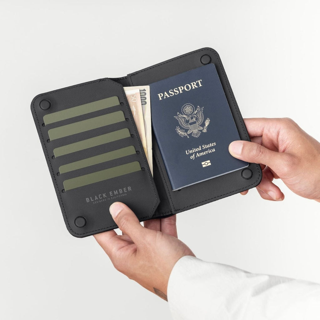Black Ember Magfold Cordura Travel Wallet - Black