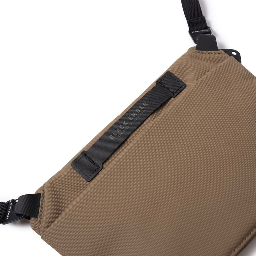 Black Ember Sacoche Sling Bag 10.5” Embertex PFAS Free - Coyote