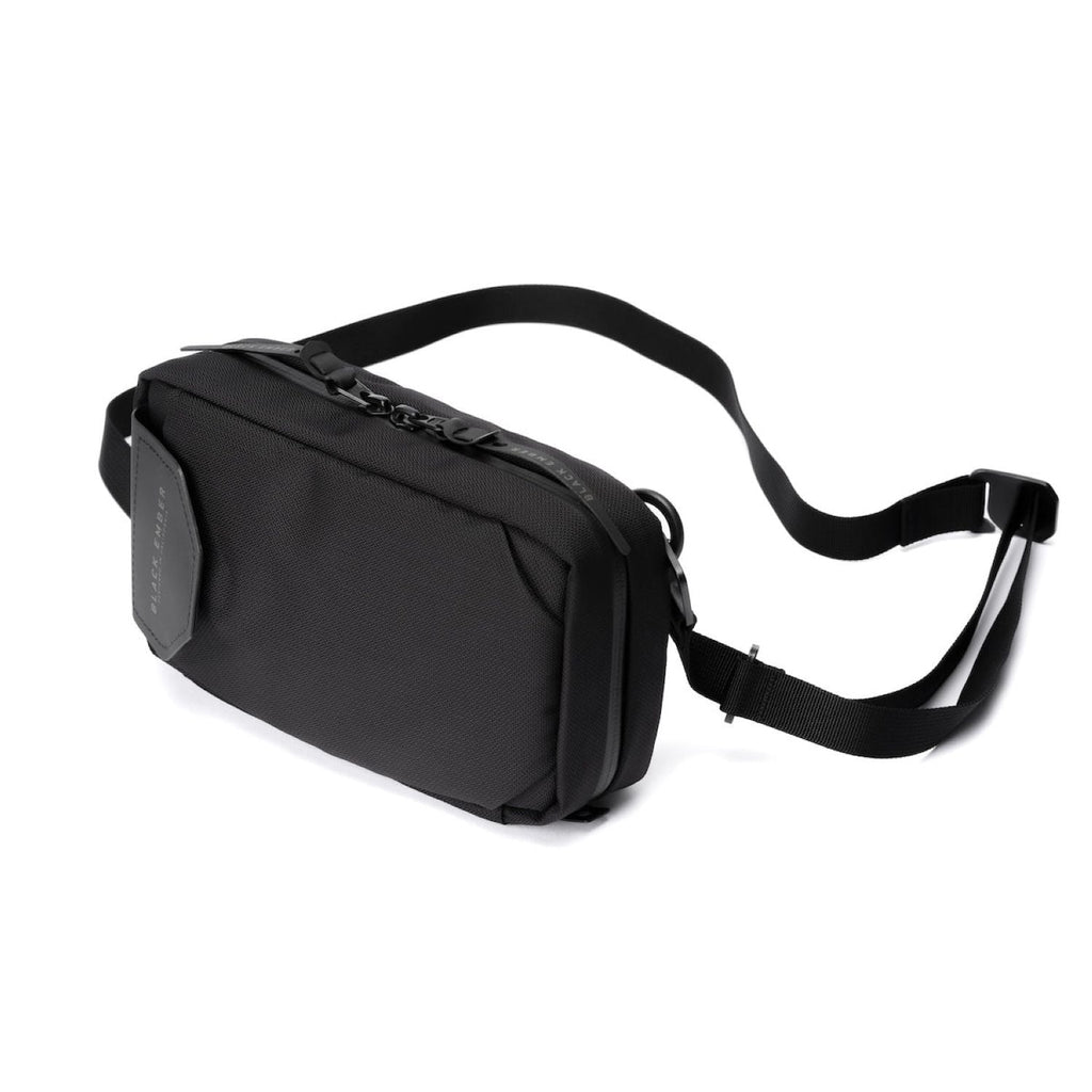 Black Ember TKX Cordura Rn66 Sling Bag 1.5L - Jet Black