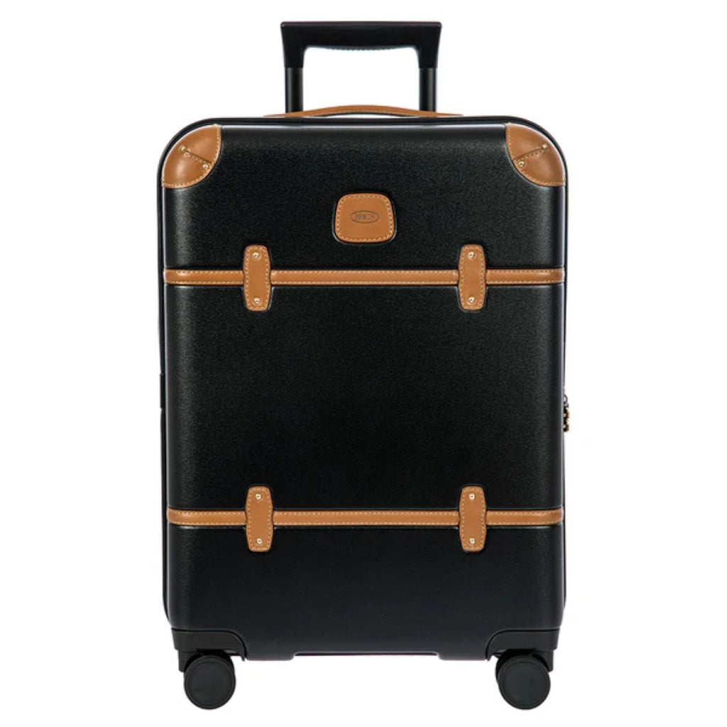 BRIC'S Bellagio 21" Carry-On Spinner Expandable (Black/Tan)