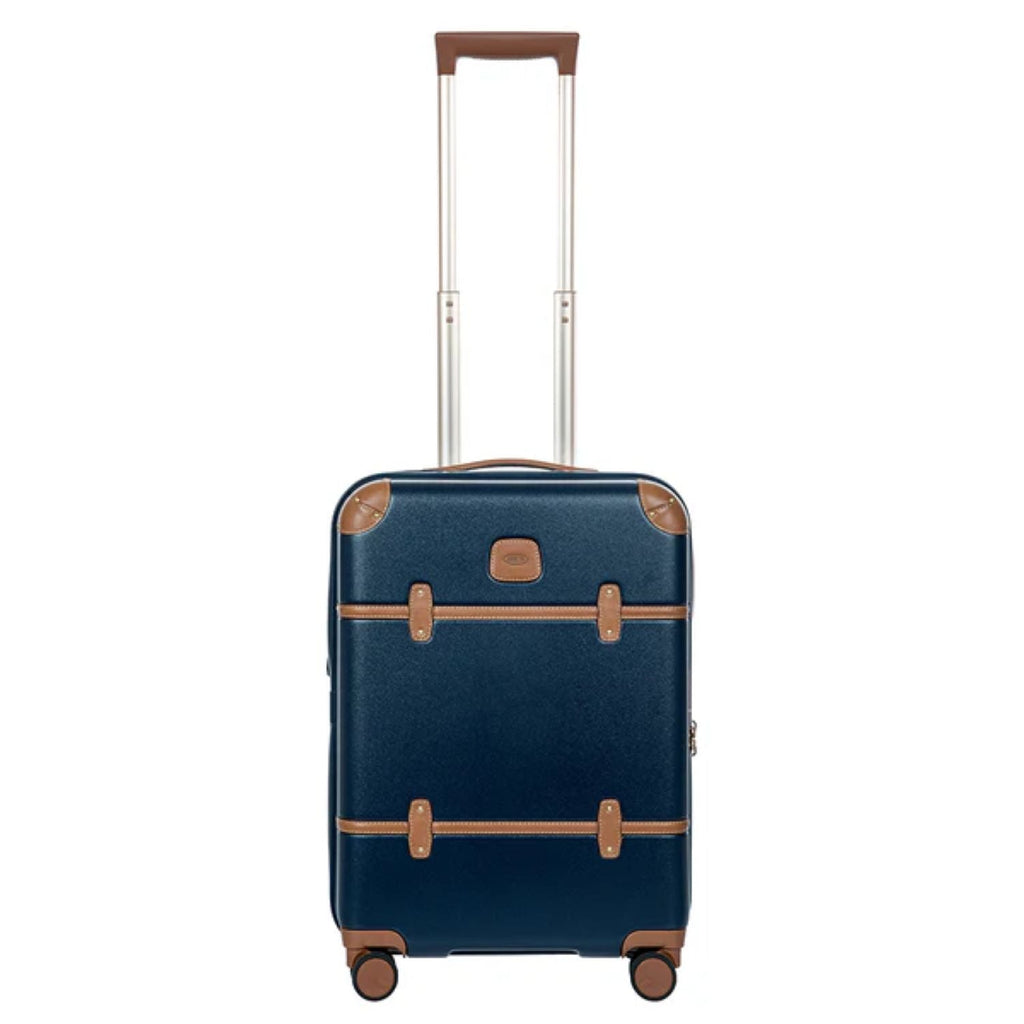 BRIC'S Bellagio 21" Carry-On Spinner Expandable (Blue/Tan)