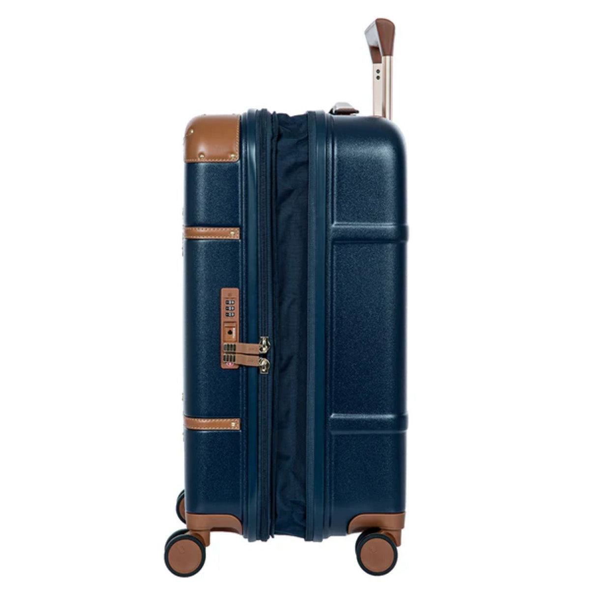 BRIC'S Bellagio 21" Carry-On Spinner Expandable (Blue/Tan)