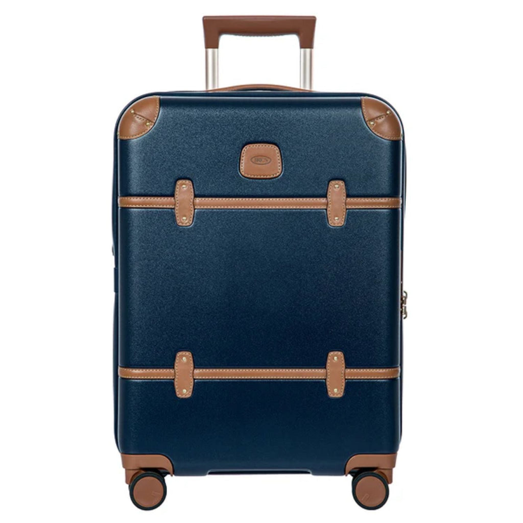 BRIC'S Bellagio 21" Carry-On Spinner Expandable (Blue/Tan)