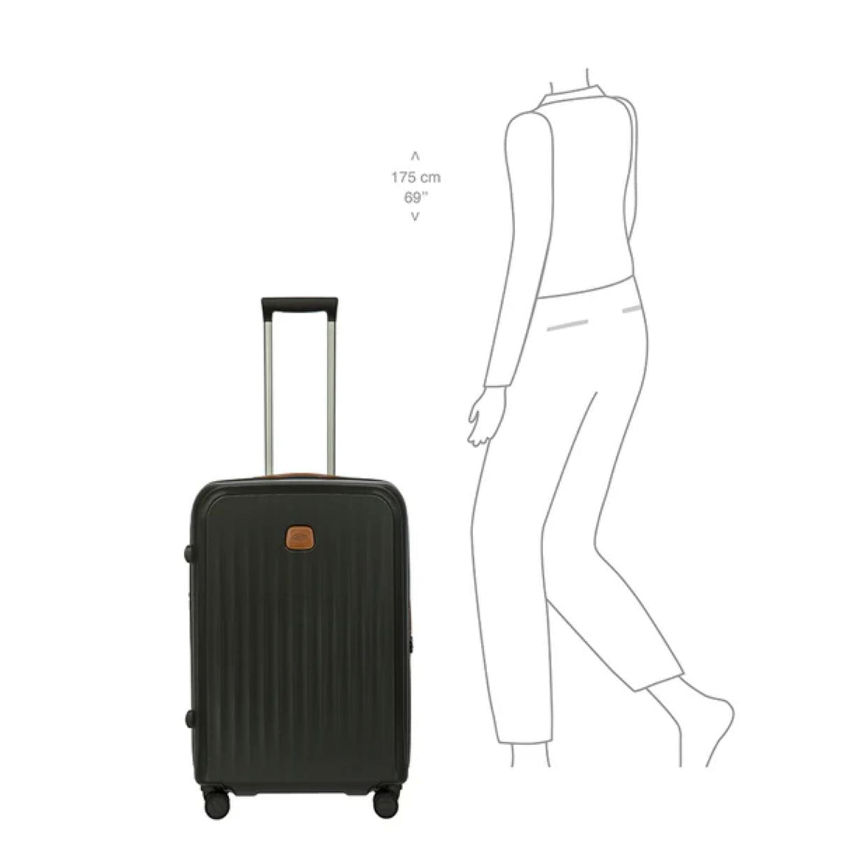 BRIC'S Taormina 27" Spinner Expandable (Olive)