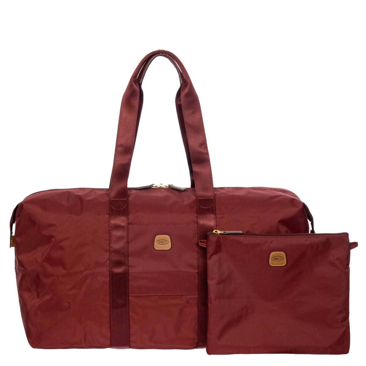 BRIC'S X-Bag 22" Folding Duffel Bag (Bordeaux)