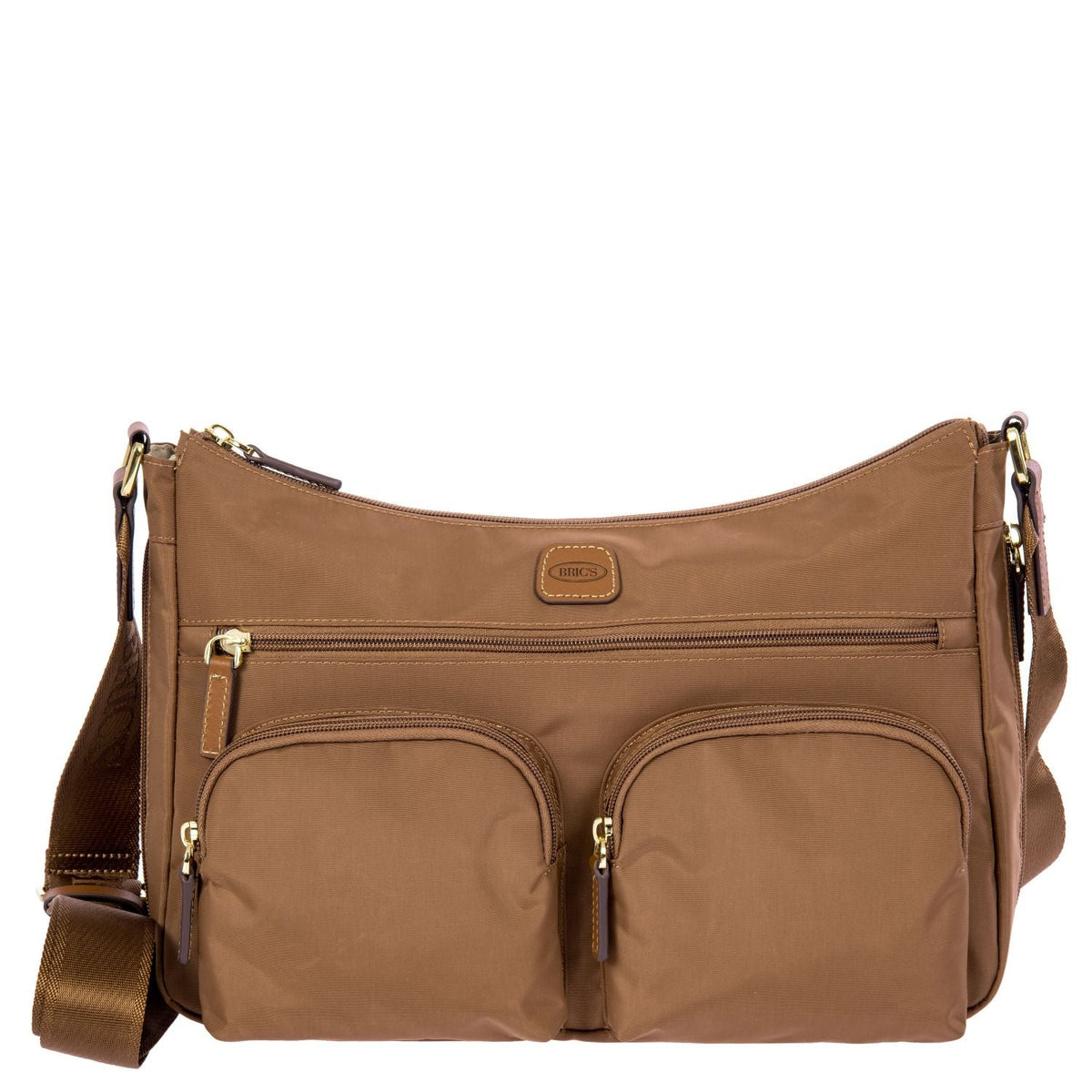 BRIC'S X-Bag Expandable Shoulderbag (Brownie)