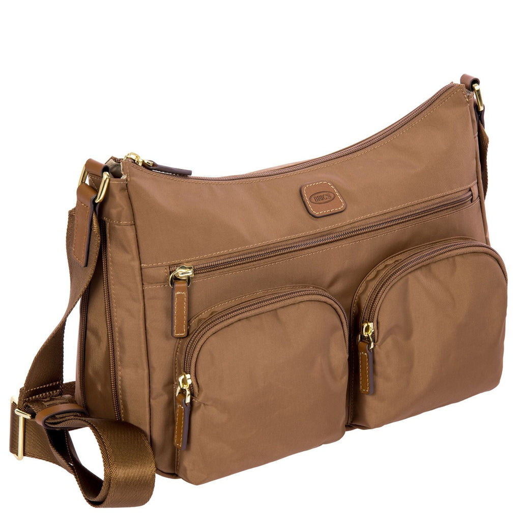 BRIC'S X-Bag Expandable Shoulderbag (Brownie)