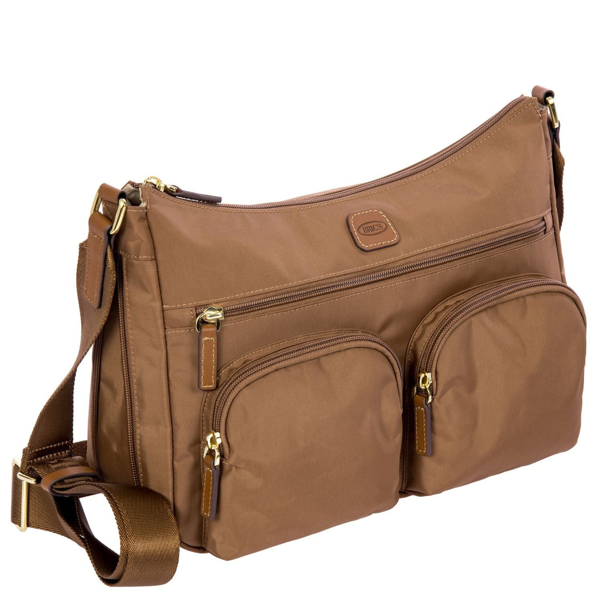 BRIC'S X-Bag Expandable Shoulderbag (Brownie)