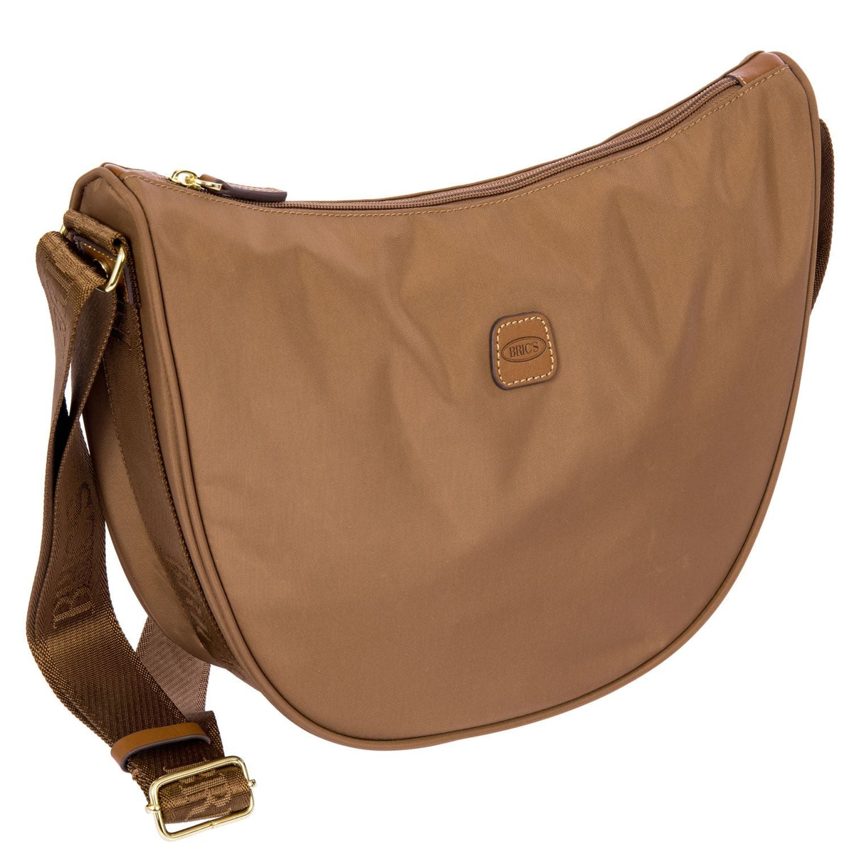 BRIC'S X-Bag Half Moon Bag-M (Brownie)