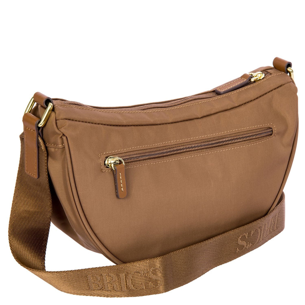 BRIC'S X-Bag Half Moon Bag-S (Brownie)