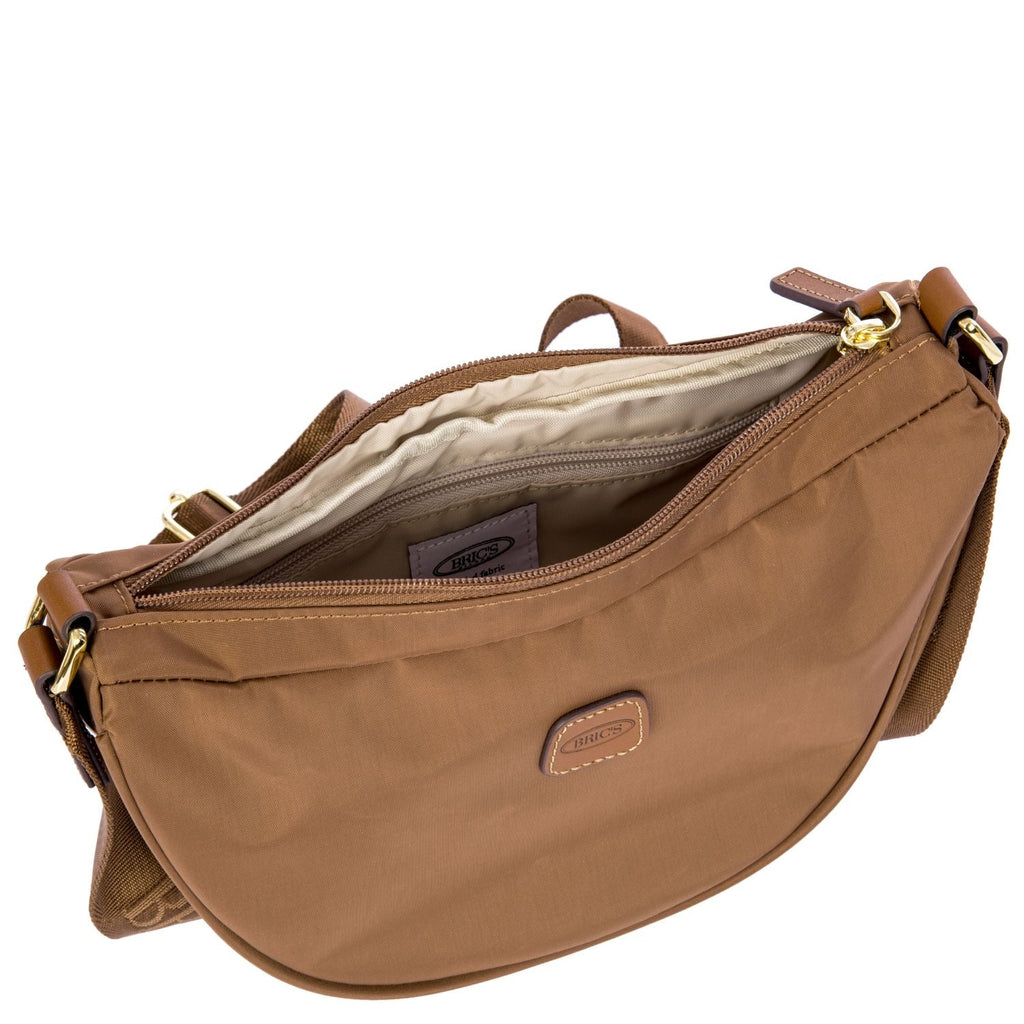 BRIC'S X-Bag Half Moon Bag-S (Brownie)
