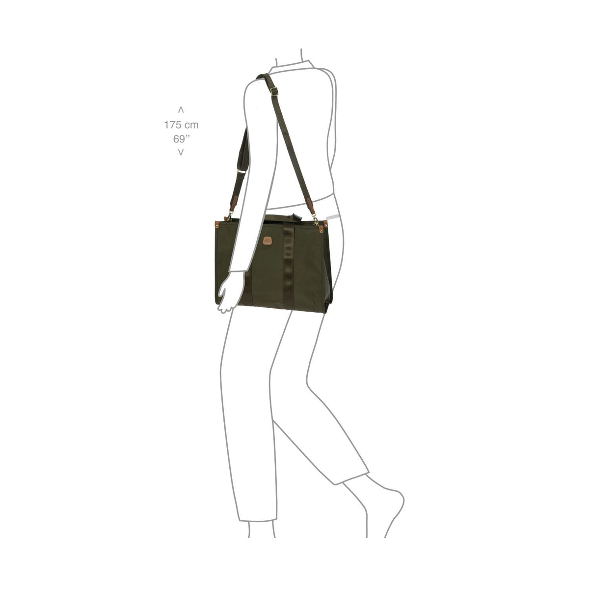 BRIC'S X-Bag Opera Tote Bag M (Olive)