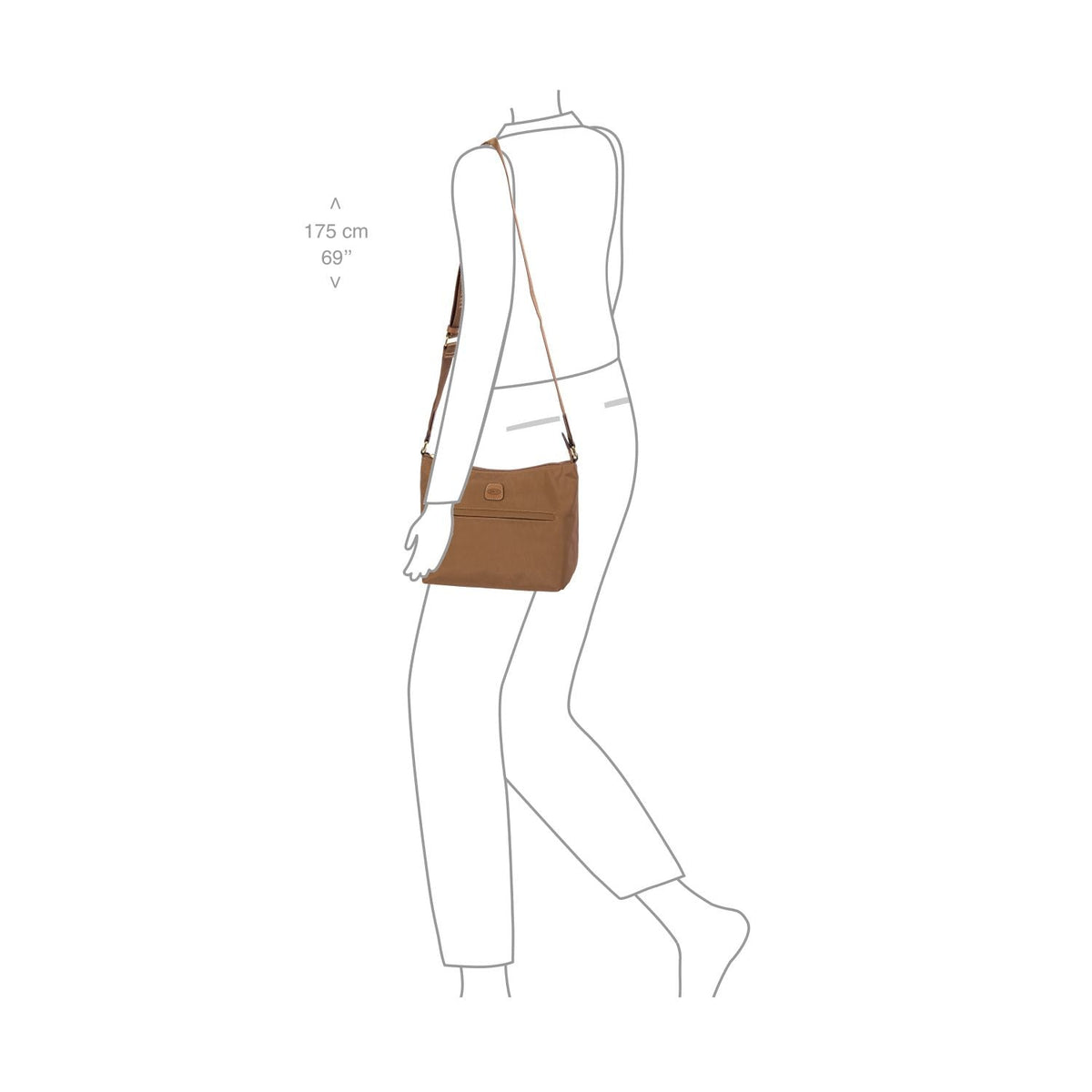 BRIC'S X-Bag Small Shoulderbag (Brownie)