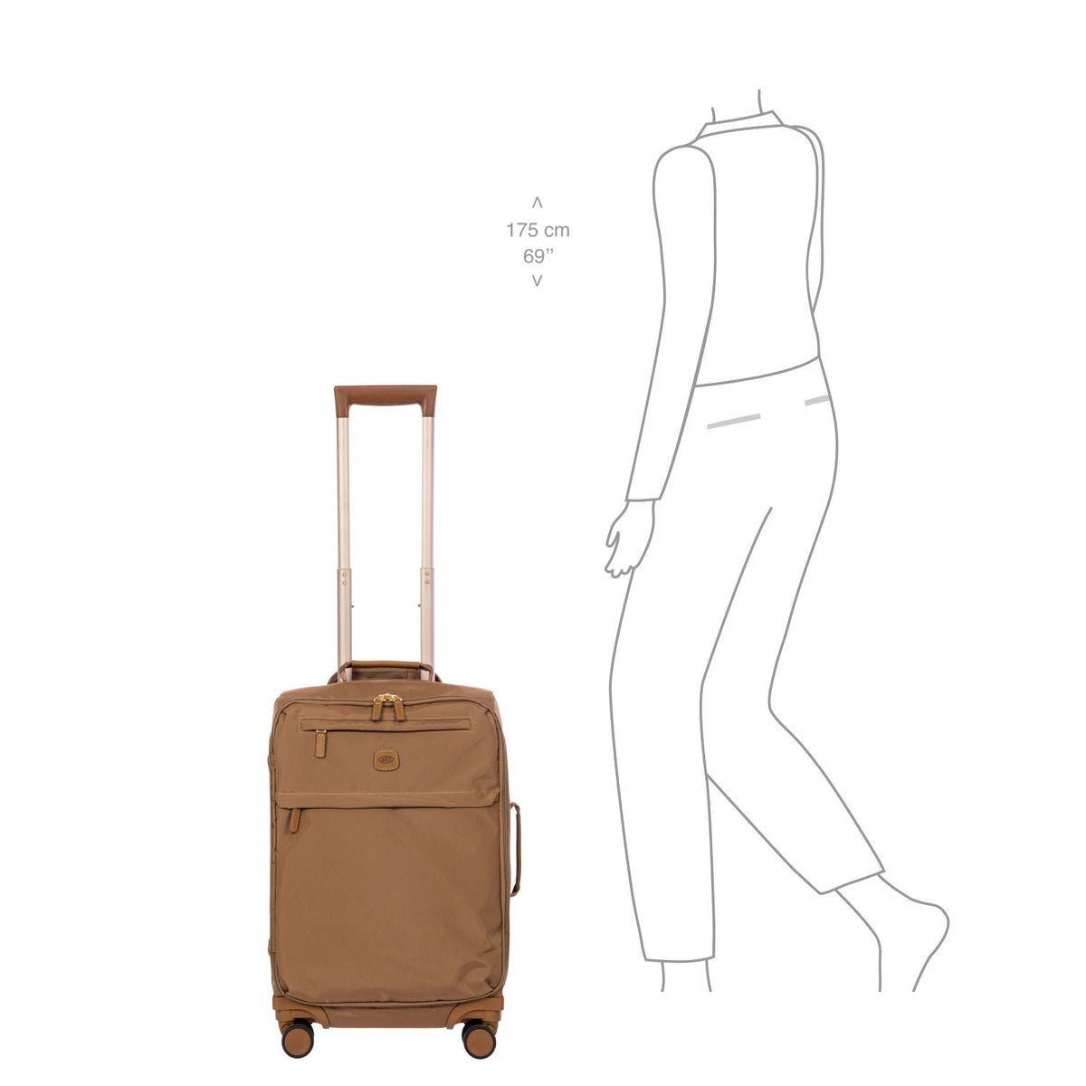 BRIC'S X-Travel 22" Spinner (Brownie)