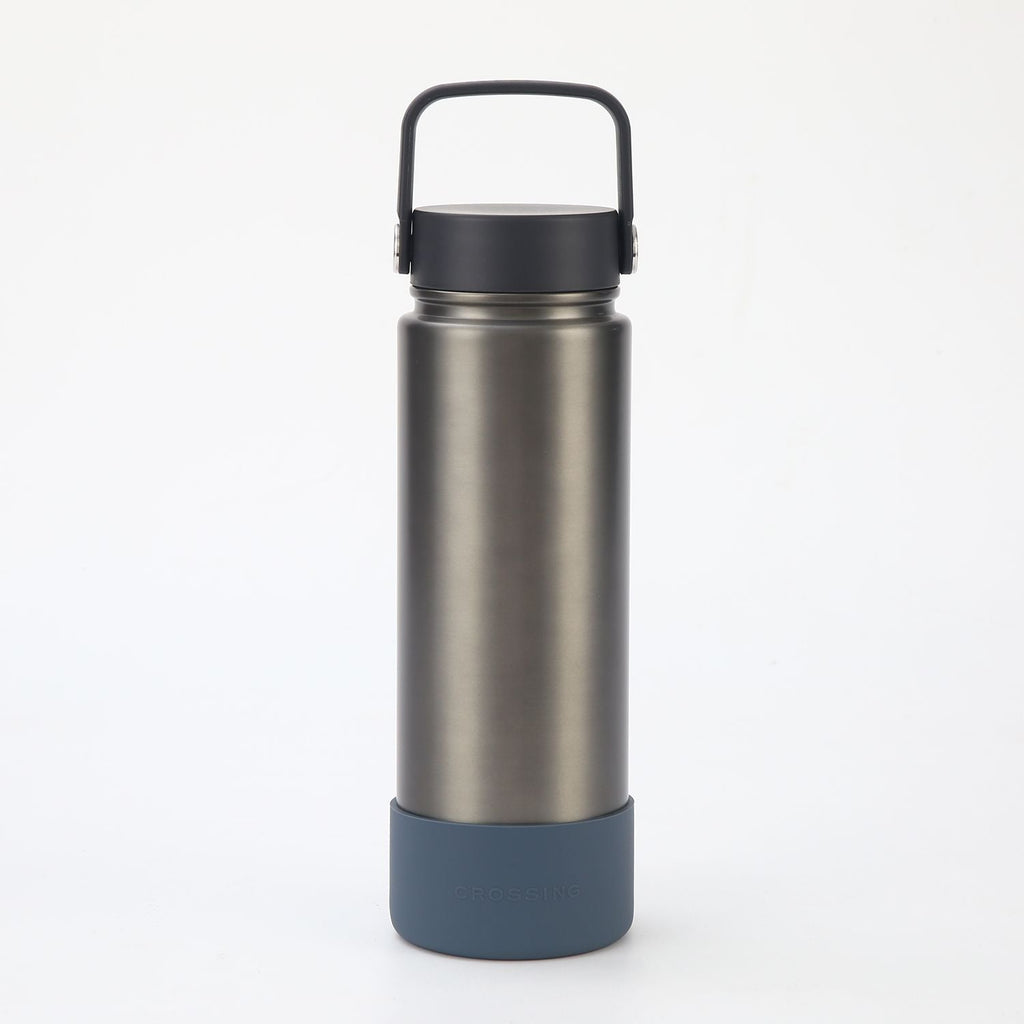 Crossing Bottle Silicone Boot Fits Diameter 7-7.5cm (550ml) Blistered Pack - Charcoal Grey