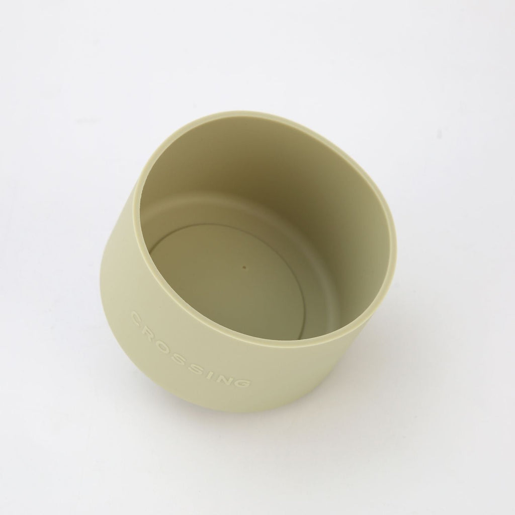 Crossing Bottle Silicone Boot Fits Diameter 7-7.5cm (550ml) Blistered Pack - Matcha Latte