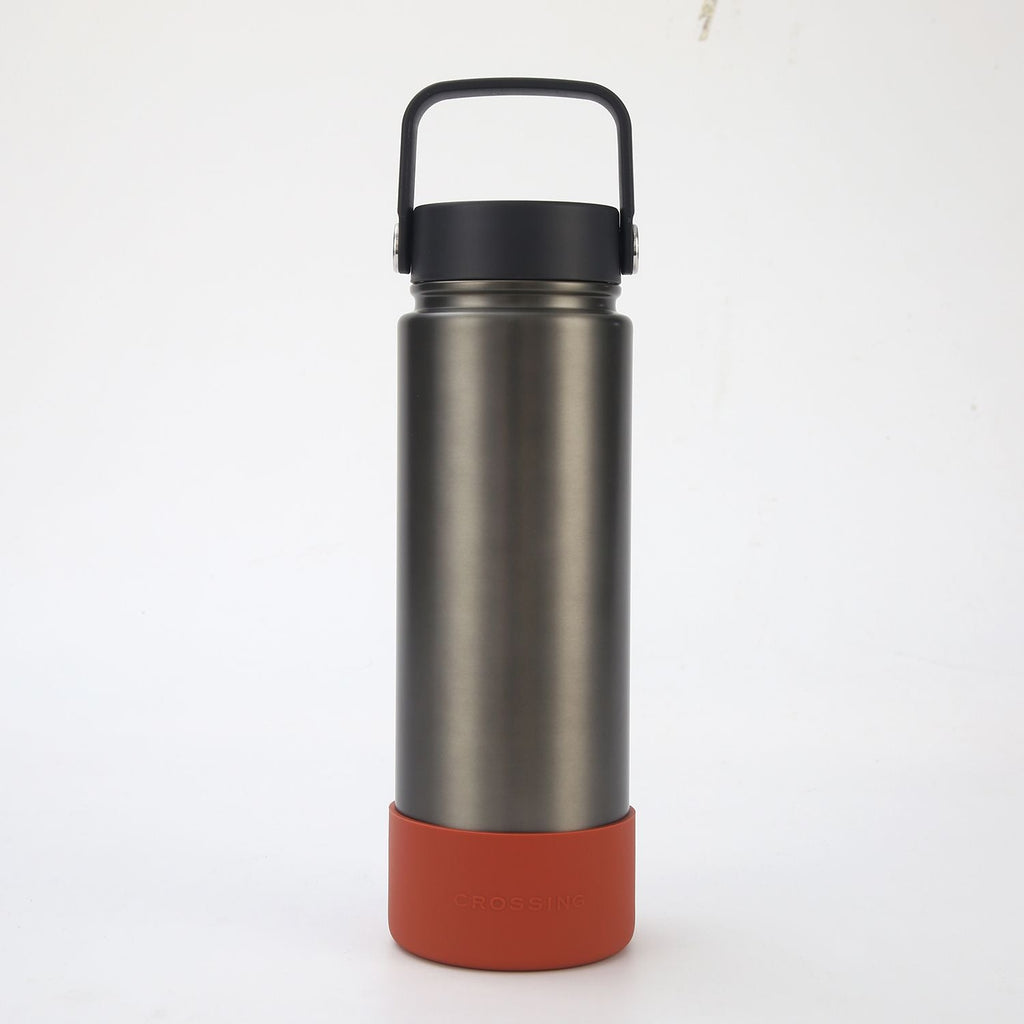 Crossing Bottle Silicone Boot Fits Diameter 7-7.5cm (550ml) Blistered Pack - Terracotta