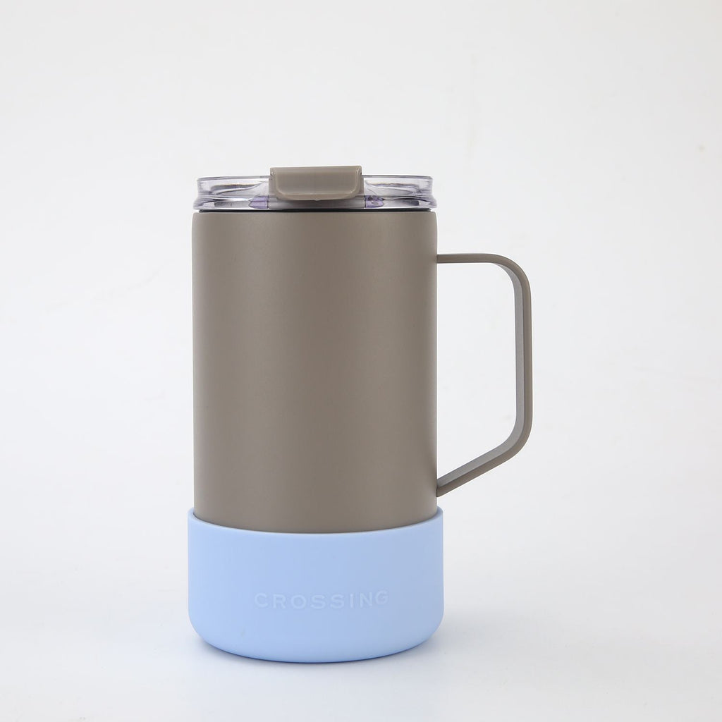 Crossing Bottle Silicone Boot Fits Diameter 8-8.5cm (780ml) Blistered Pack - Ice Blue
