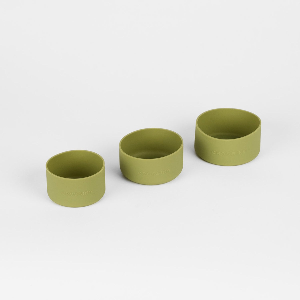 Crossing Silicone Water Bottle Boot - Fits Diameter 8-8.5cm (780ml) Blistered Pack - Moss
