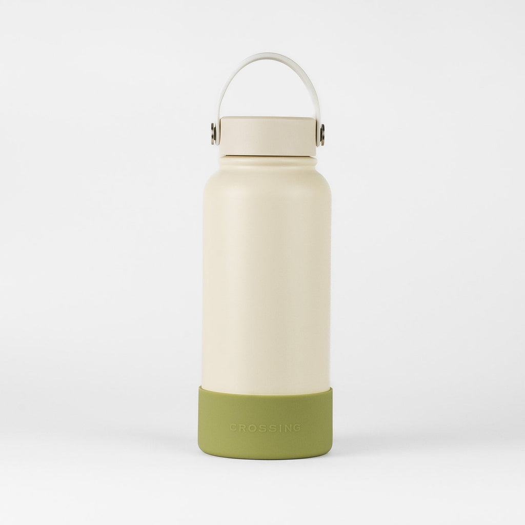 Crossing Silicone Water Bottle Boot - Fits Diameter 8-8.5cm (780ml) Blistered Pack - Moss