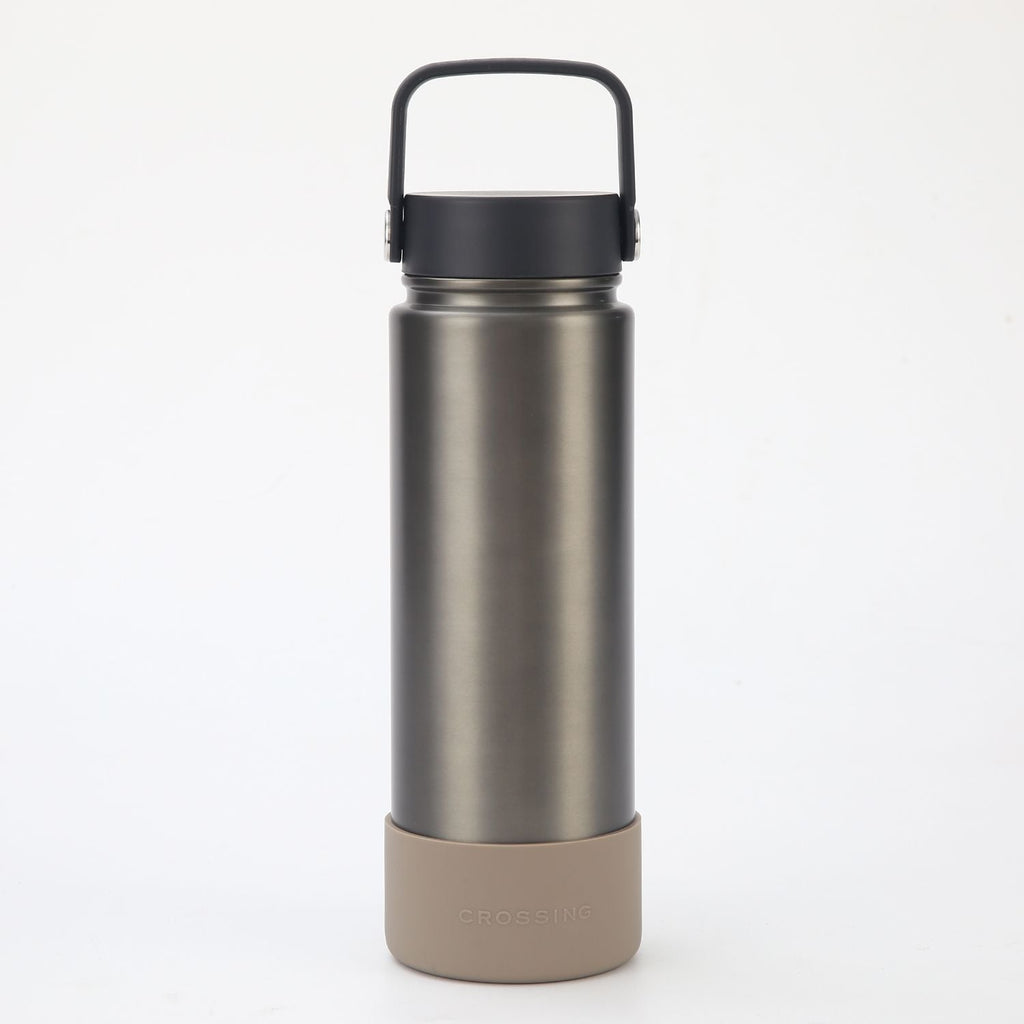 Crossing Bottle Silicone Boot Fits Diameter 9-9.5cm (1100ml) Blistered Pack - Cement Grey