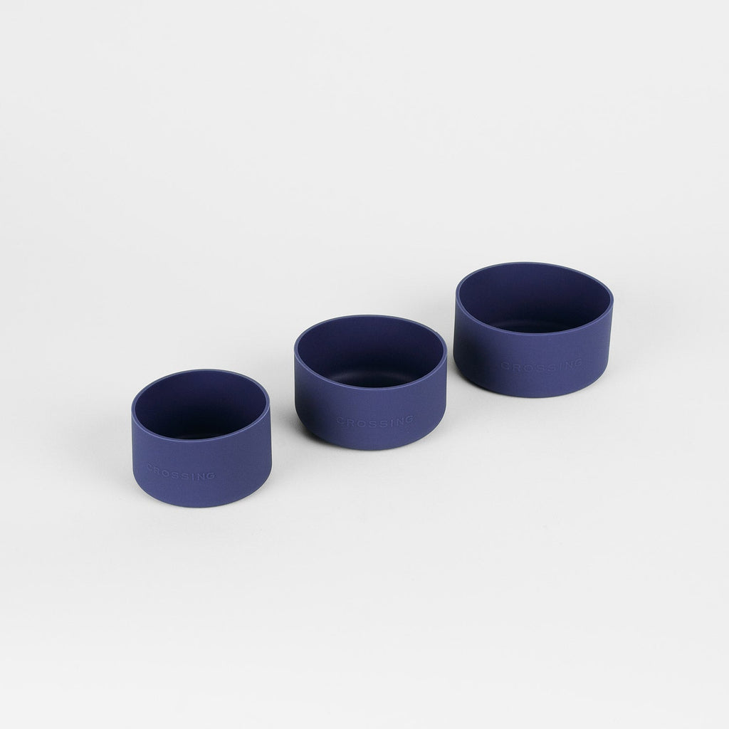 Crossing Silicone Water Bottle Boot - Fits Diameter 9-9.5cm (1100ml) Blistered Pack - Dark Blue
