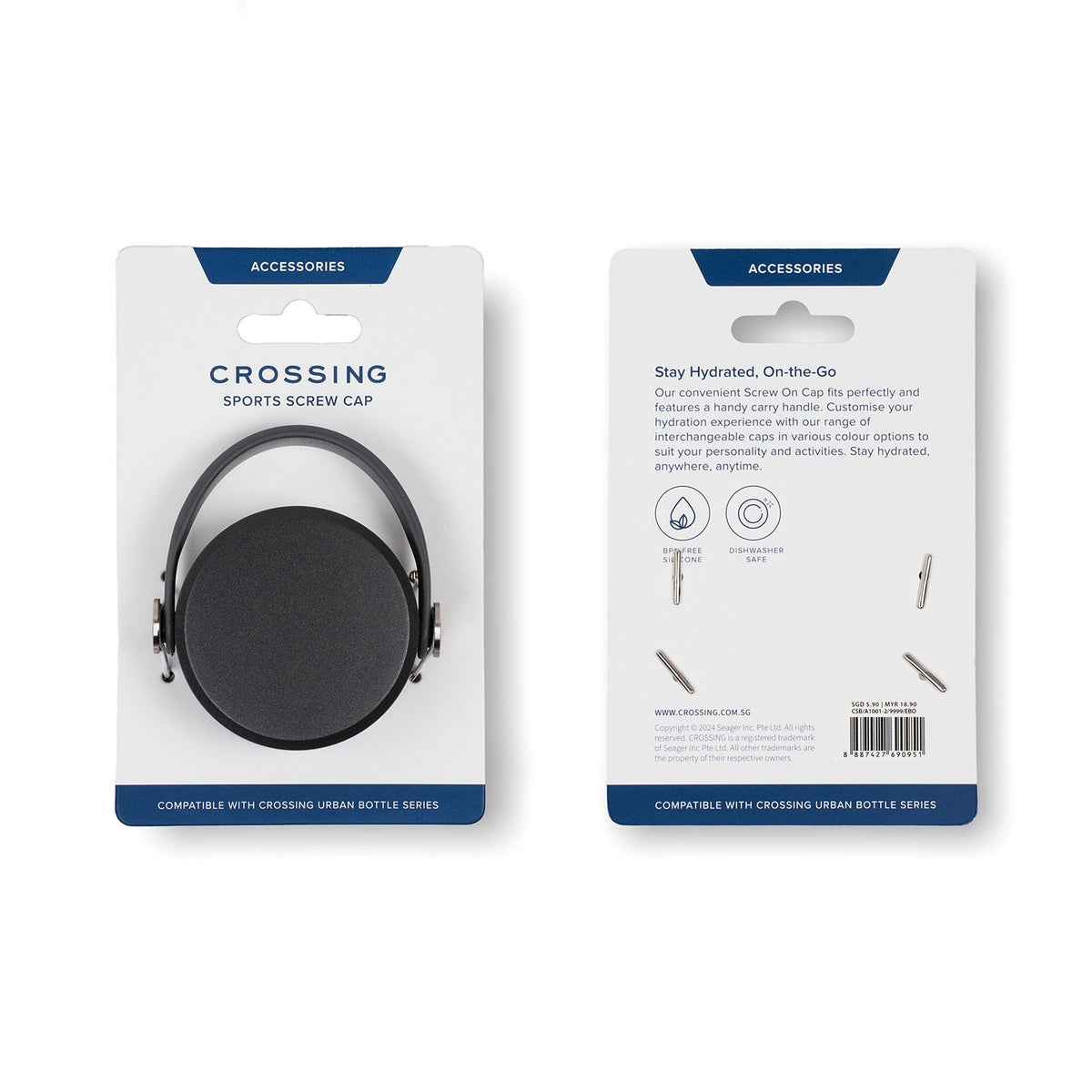 Crossing Bottle Urban Mod Cap - Ebony (Black)