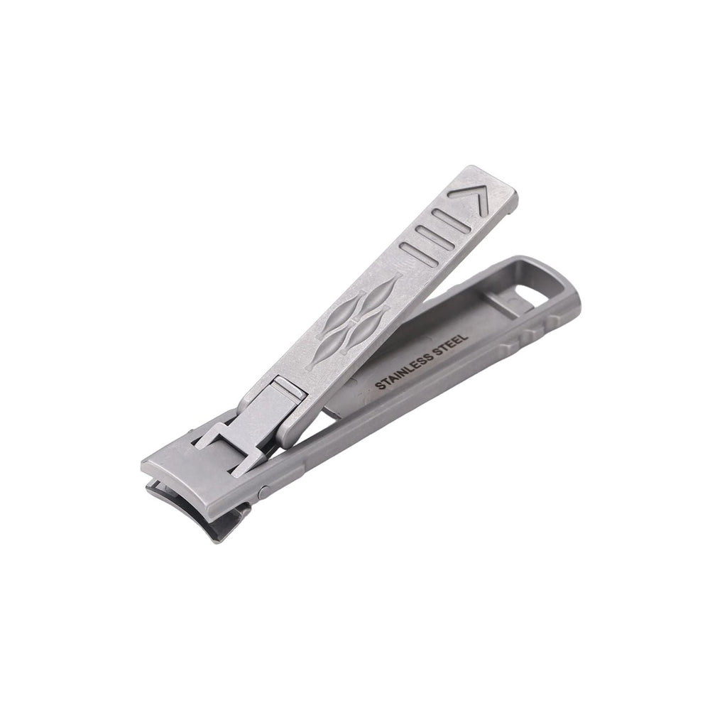 Crossing Compact Travel Stainless-Steel Nail Clippers With Pouch - Black