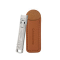 Crossing Compact Travel Stainless-Steel Nail Clippers With Pouch - Tan