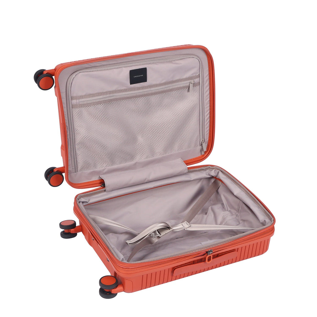 Crossing GLID Polypropylene Carry On 20" Luggage - Brick