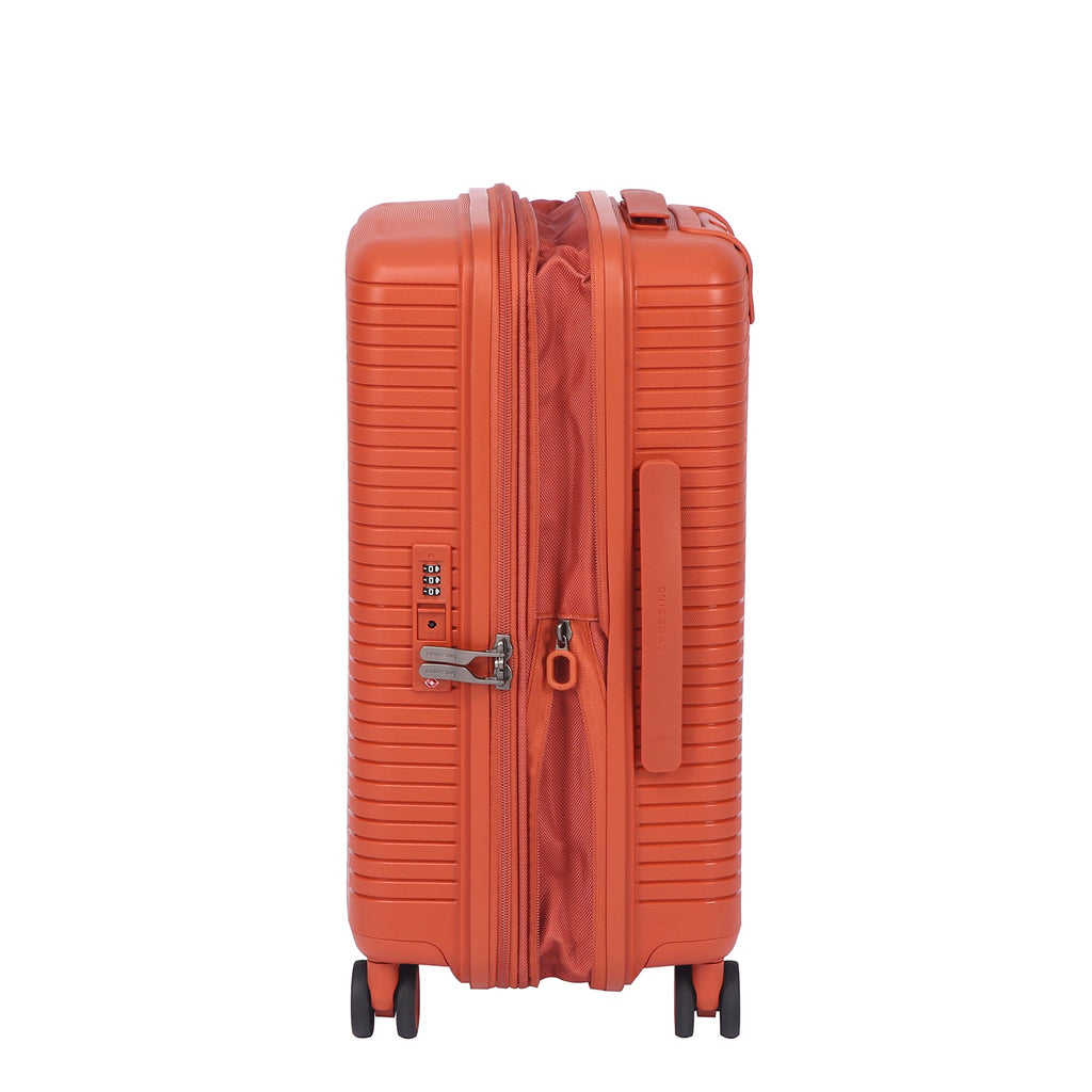 Crossing GLID Polypropylene Carry On 20" Luggage - Brick
