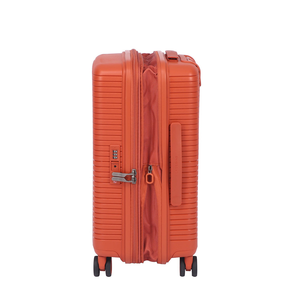 Crossing GLID Polypropylene Carry On 20" Luggage - Brick